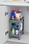 Maya 2-Tier Rolling Bathroom Organizer Shelf, Bathroom Cabinet Inside Organizer - 2