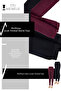 Premium Black Claret Red Children's Thermal Towel 2-Piece Tights - 5