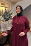 Dora Knitwear Tunic Burgundy - 2