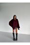 Soft V-Neck Women's Knit Sweater with Shawl Detail - 2