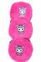 Plush Girl's Wallet with Clip-On Zipper, Cute Character Design, Gift, Birthday Gift - 3