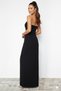 Black Bodycon Woven Long Stylish Evening Dress - 4