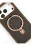 Luxury Carbon Fiber Texture Case for iPhone 17 Pro Max - MagSafe Compatible with Foldable Kickstand - 4