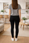 Lina Women's Black Trend High Waist Stretch Fabric Narrow Leg Skinny Jean - 4
