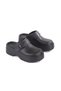 Eva Sole Wedge Heel Men Women Non-Porous Hospital Doctor Nurse Cook Medical Sabo Slippers Black - 3