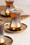 Zerrin Titanium Coated 6-Person 12-Piece Tea Set, Dowry Set, Gift, Dishwasher Safe, Tea Cup - 7