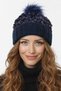 Double-Layer Knitted Beanie with Sequins and Sequins