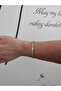 Stainless Steel Gold Square Model Stone Shiny Shiny Clamp Bracelet - 7