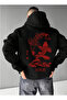 Oversized Sweatshirt Hoodie Koi Japan