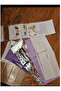 Tassel Birthday Ornament 20 Pieces Silver Lilac Purple White 4.2 Meters - 4