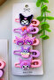 Kuromi Metal Clip Set of 5 - 4