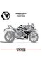 Cfmoto 450Sr Fairing Sticker Air Brush Motorcycle Fairing Model Ready Kit All Models Compatible - 2