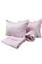 Double Satin Duvet Cover Set - Double Duvet Cover Set with Elastic Fitted Sheet - 2