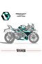 Cfmoto 450Sr Fairing Sticker Air Brush Motorcycle Fairing Model Ready Kit All Models Compatible - 2
