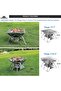 Camping Moon Portable Foldable Stainless Steel BBQ Charcoal Grill (MT-2) - 6