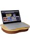Lap Desk for Laptop with Cushion, Bamboo Computer Stand for Bed or Sofa - 2