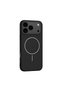 Apple iPhone 17 Pro Compatible Case Vivid M-Safe Silicone Case Black - 3