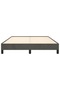 Bed Frame without Mattress Dark Grey 140x200 cm Velvet - 4