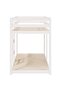 Bunk Bed without Mattress White 75x190 cm Small Single Solid Wood Pine - 5