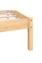 810092 Bed Frame without Mattress Solid Wood 160x200 cm - 7