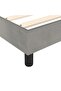 Box Spring Bed Frame Light Grey 180x200 cm Super King Velvet - 6