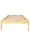 810002 Bed Frame without Mattress Solid Wood 90x200 cm - 2