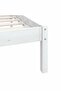 810068 Bed Frame without Mattress White Solid Wood 90x200 cm - 6