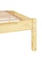 810027 Bed Frame without Mattress Solid Wood 160x200 cm - 5