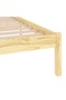 810002 Bed Frame without Mattress Solid Wood 90x200 cm - 5