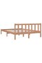 810085 Bed Frame without Mattress Honey Brown Solid Wood 140x200 cm - 5