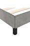 Bed Frame without Mattress Light Grey 140x200 cm Velvet - 6