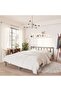 810079 Bed Frame without Mattress Grey Solid Wood 120x200 cm