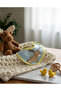 3-Piece Baby Bib Set with Cute Animal Figures - Soft Textured Teething Bib - 3