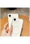 Apple iPhone 16E Compatible Case Non-Yellowing Clearmag Case (M-Safe Compatible) Transparent