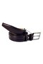 Saraç 1101 24K Men's Classic Stitched Belt Brown - 3