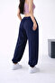 3-Piece High Waist Winter Fleece-Lined Unisex Full Fit Elasticated Leg Sweatpants - 3
