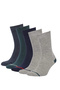 R8831Azkr1 Multi-Colored Men's Cotton 5-Piece Socks