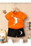 طقم صيفي للأطفال مطبوع عليه لاعب كرة السلة - 3