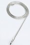 Steel Flat Snake Necklace - Extra Long 75 cm 2 mm Silver Color |   Non-Tarnishing, Unisex, 2 Years Warranty - 4