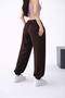 3-Piece High Waist Winter Fleece-Lined Unisex Full Fit Elasticated Leg Sweatpants - 4