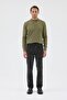 Corded Fabric Velvet Men's Khaki Trousers