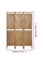 3-Panel Room Divider Bamboo 120x180 cm - 8