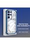 Samsung Galaxy S23 Ultra Compatible Transparent Silicone Flutter Protective Case Creative Pattern - 3