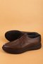 Men's Genuine Leather Groom's and Suit Shoes Lightweight Comfortable Add.3006 Brown - 3