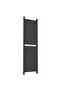 6-Panel Room Divider Brown 300x180 cm Fabric - 5