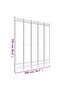 5-Panel Room Divider Anthracite 200x220 cm Fabric - 3