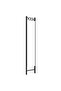 5-Panel Room Divider White 200x220 cm Fabric - 5