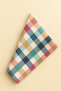 Efsun Series Plaid 2-Piece Guest Napkin - Orange - 4
