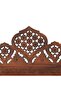 Hand carved 4-Panel Room Divider Brown 160x165 cm Solid Mango Wood - 2