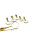 6-Piece Hand Magnifier Set with Gold-Color Embroidered Handle (32-40-45 mm) - 2